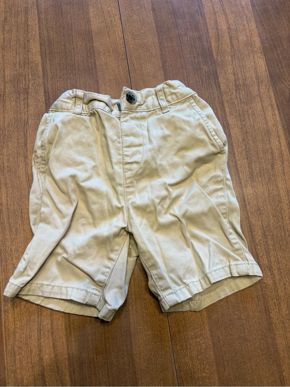 The Children's Place Khaki Elastic Waist Shorts